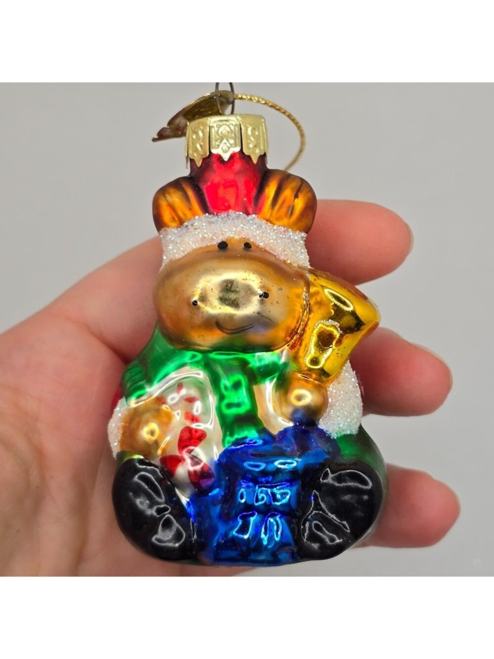 Christmas Ornament Glass Reindeer Thomas Pacconi Museum Series 2003 Holiday VTG